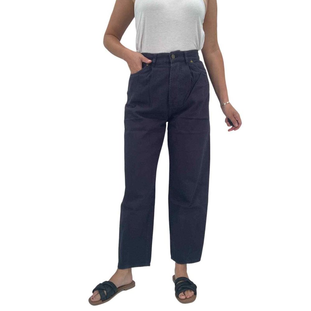 Sandrine Rose x Free People WIde Leg Pants French Worker Blue NWT Size 30 31